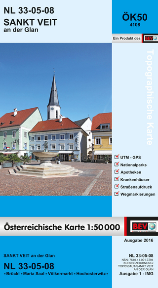 BEV-Karte 4108, St. Veit an der Glan 1:50 000