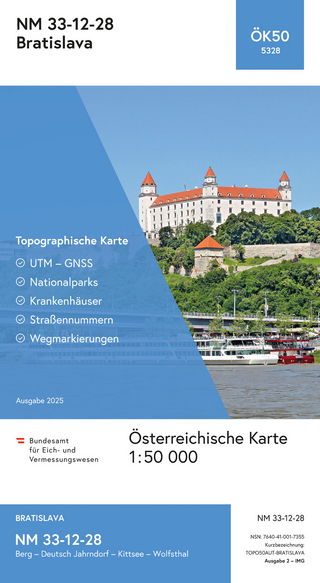 BEV-Karte 5328, Bratislava 1:50 000