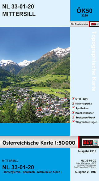 BEV-Karte 3220, Mittersill 1:50 000