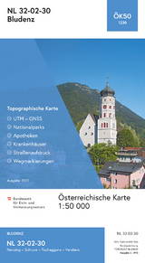 BEV-Karte 1230, Bludenz 1:50 000 - 