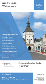 BEV-Karte 3329, V&ouml;cklabruck 1:50 000 - 