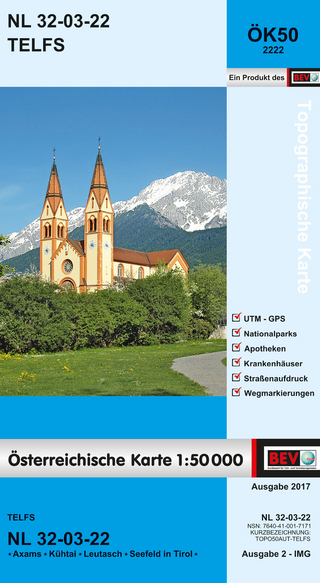 BEV-Karte 2222, Telfs 1:50 000