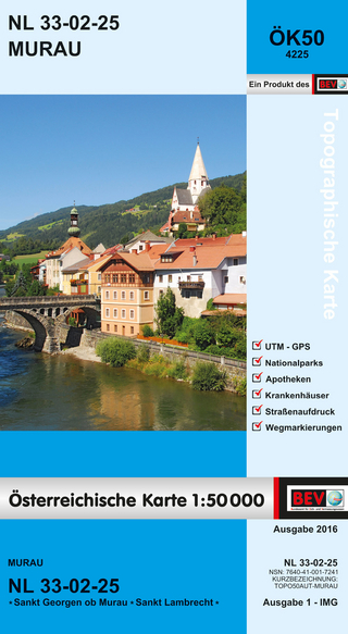 BEV-Karte 4225, Murau 1:50 000