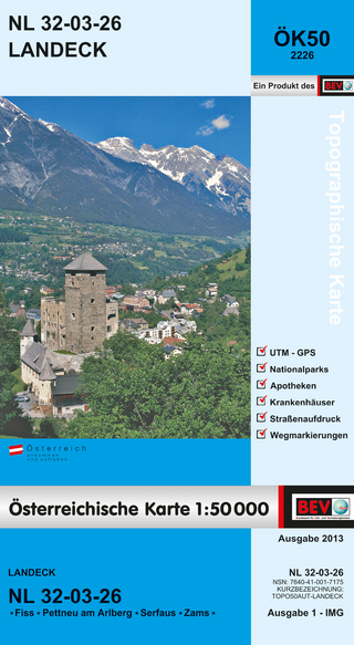 BEV-Karte 2226, Landeck 1:50 000