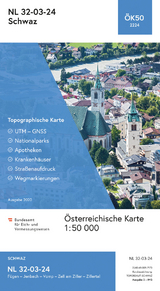 BEV-Karte 2224, Schwaz 1:50 000 - 