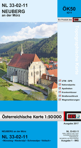 BEV-Karte 4211, Neuberg an der Mürz 1:50 000
