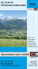 BEV-Karte 3110, K&ouml;tschach 1:50 000 - 
