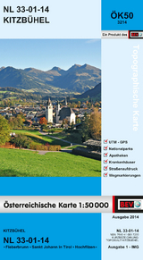 BEV-Karte 3214, Kitzb&uuml;hel 1:50 000 - 