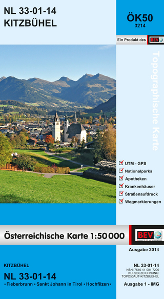 BEV-Karte 3214, Kitzbühel 1:50 000