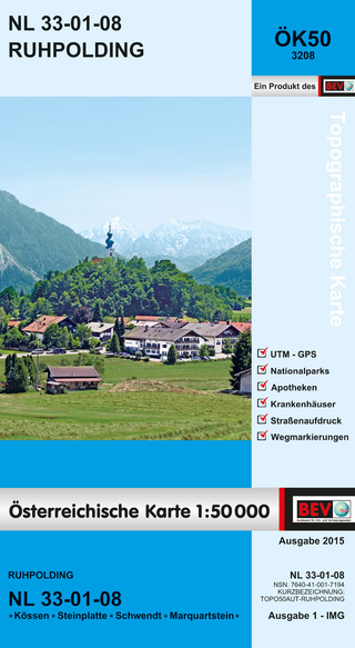 BEV-Karte 3208, Ruhpolding 1:50 000