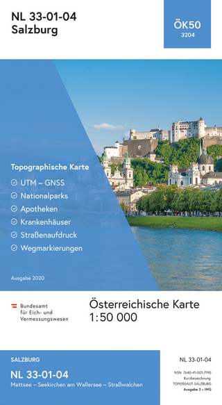 BEV-Karte 3204, Salzburg 1:50 000