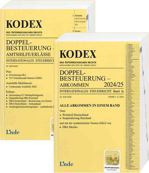 KODEX Doppelbesteuerung 2024/25 - Judith Herdin-Winter, Sabine Schmidjell-Dommes