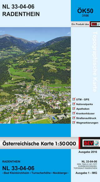 BEV-Karte 3106, Radenthein 1:50 000