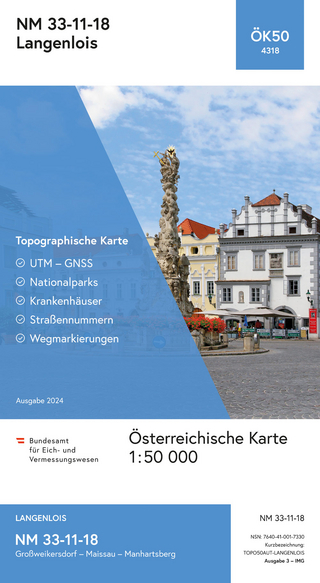 BEV-Karte 4318, Langenlois 1:50 000
