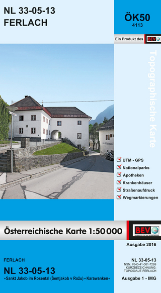 BEV-Karte 4113, Ferlach 1:50 000