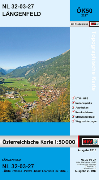 BEV-Karte 2227, Längenfeld 1:50 000