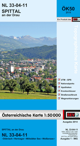 BEV-Karte 3111, Spittal an der Drau 1:50 000