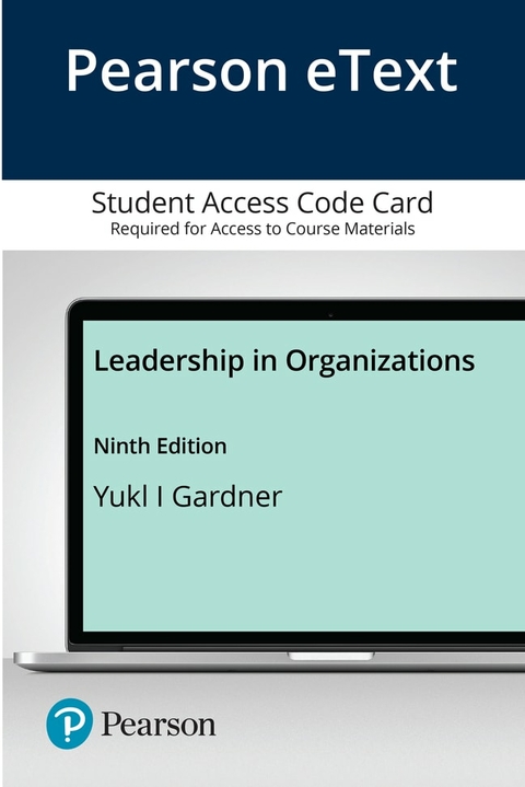 Leadership in Organizations - Gary Yukl, William Gardner