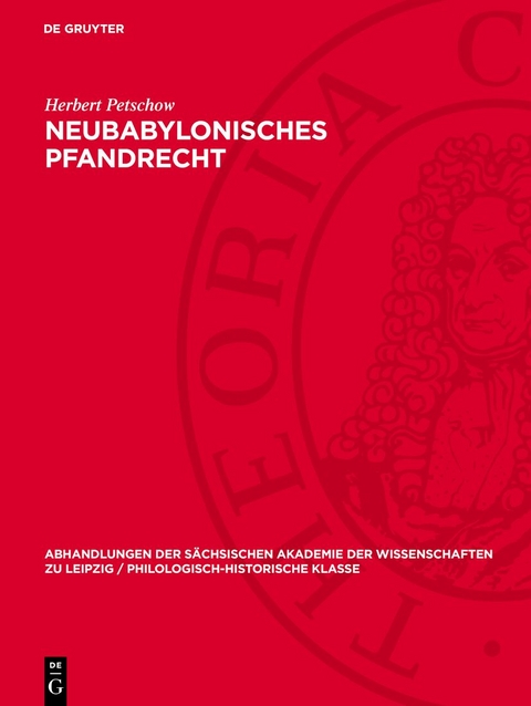 Neubabylonisches Pfandrecht - Herbert Petschow