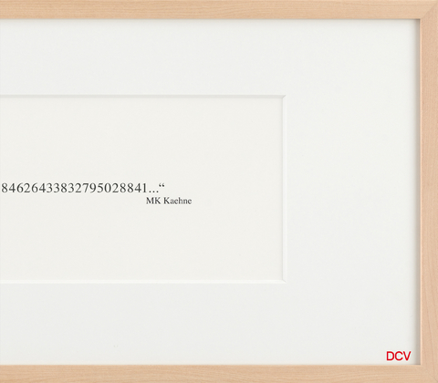 MK Kaehne &ndash; &Pi; = 3,14159 - Anemone Vostell, Brigitte Werneburg