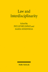 Law and Interdisciplinarity - 
