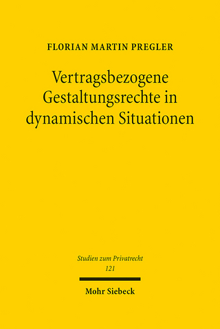 Vertragsbezogene Gestaltungsrechte in dynamischen Situationen