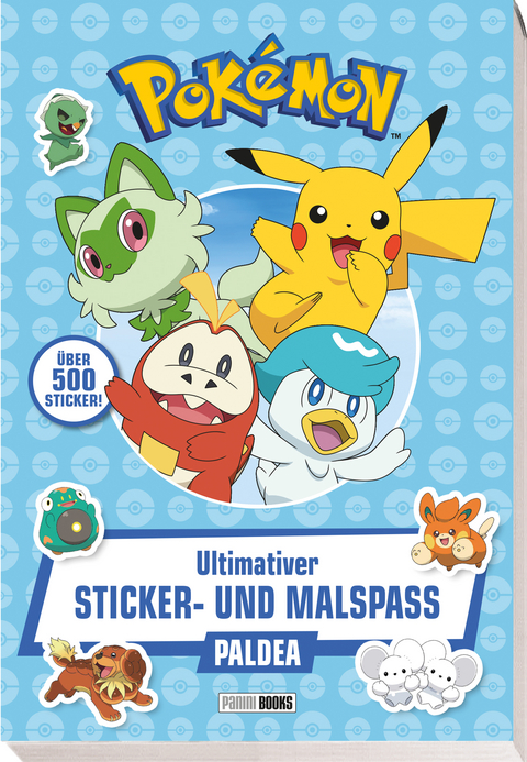 Pok&eacute;mon: Ultimativer Sticker- und Malspa&szlig; Paldea -  Pok&eacute;mon