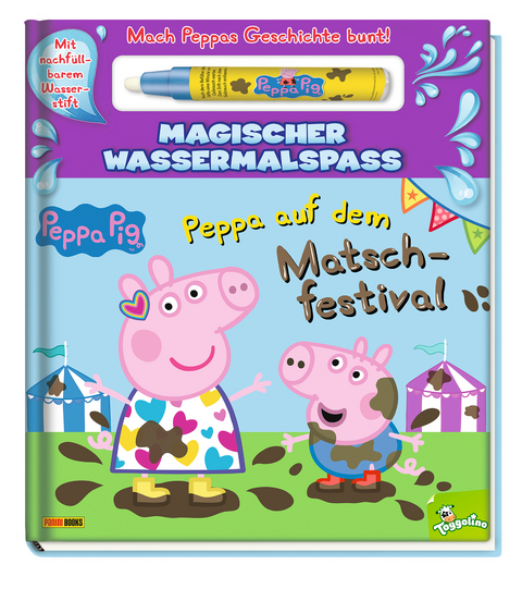 Peppa Pig: Peppa auf dem Matschfestival - Magischer Wassermalspa&szlig; -  Panini