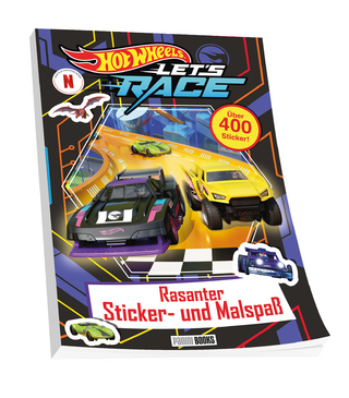Hot Wheels™ Let's Race: Rasanter Sticker- und Malspaß