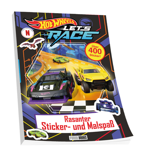 Hot Wheels&trade; Let's Race: Rasanter Sticker- und Malspa&szlig; -  Panini