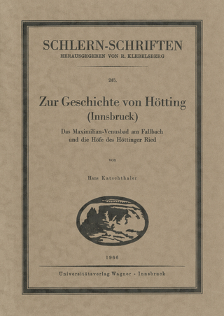 Zur Geschichte von Hötting
