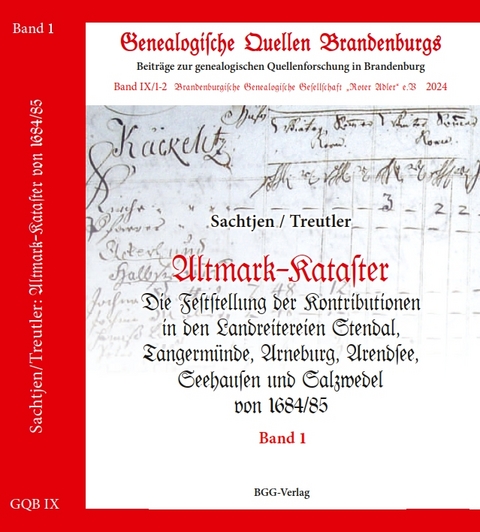 Altmark-Kataster 1684/85 - R&uuml;diger Sachtjen, Gerd-Christian Th. Treutler