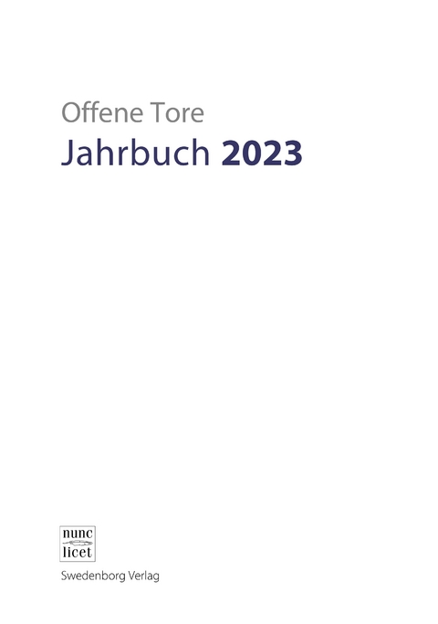 Offene Tore Jahrbuch 2023 - 
