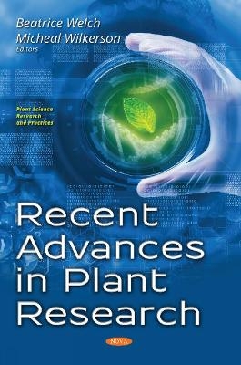 Recent Advances in Plant Research - 