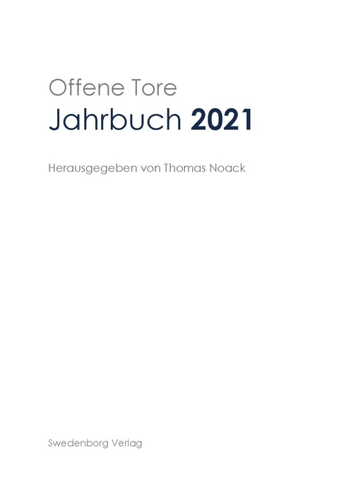 Offene Tore Jahrbuch 2021 - 