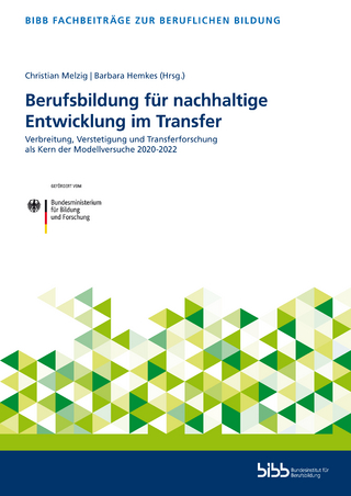 Berufsbildung für nachhaltige Entwicklung im Transfer