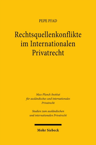 Rechtsquellenkonflikte im Internationalen Privatrecht