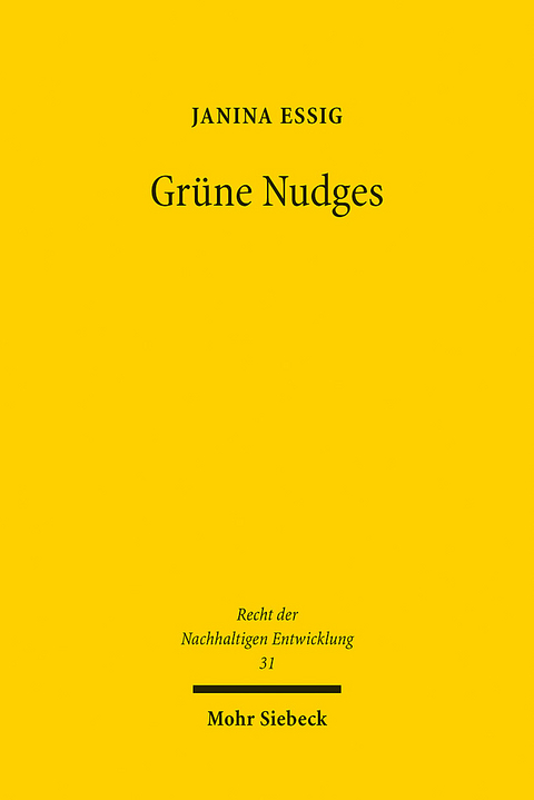 Gr&uuml;ne Nudges - Janina Essig