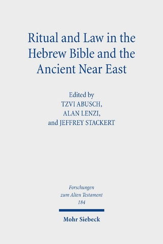 Ritual and Law in the Hebrew Bible and the Ancient Near East