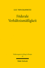 Föderale Verhältnismäßigkeit - Luc von Danwitz