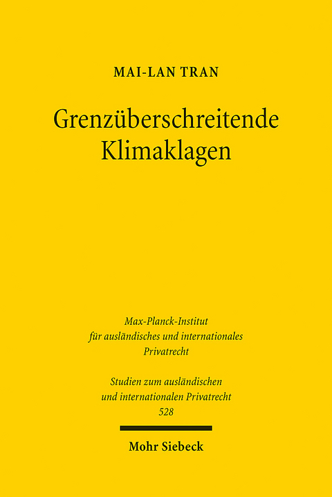 Grenzüberschreitende Klimaklagen - Mai-Lan Tran