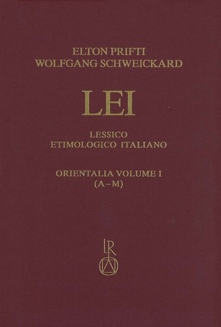 Lessico Etimologico Italiano. Orientalia Band I