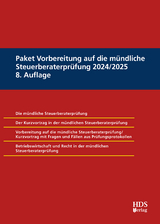 Paket Vorbereitung auf die mündliche Steuerberaterprüfung 2024/2025 - Arno Barzen, Harald Dauber, Christiane Holzner, Thomas Fränznick, Uwe Grobshäuser, Christoph Voos, Andre Kaponig, Jörg W. Hellmer, Jens Kollmar, Lukas Hendricks, Klaus Pientka, Rolf-Rüdiger Radeisen, Anja Herzberg, Christian Mirbach, Mirko Neufang, Christian Michel, Michael Schäfer