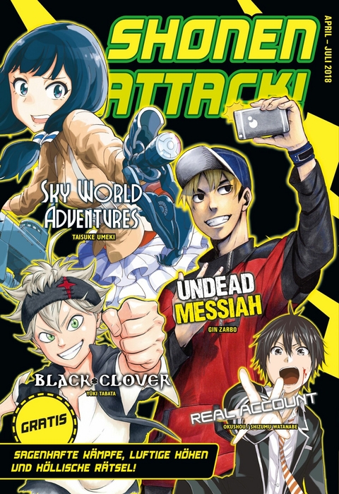 Shonen Attack Magazin #5 -  Taisuke Umeki,  Gin Zarbo,  Y&ucirc;ki Tabata,  Shizumu Watanabe,  Okusho,  Nagabe