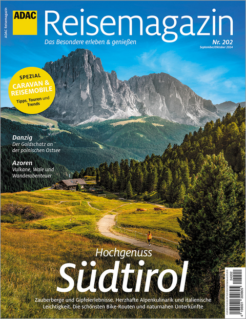 ADAC Reisemagazin mit Titelthema S&uuml;dtirol