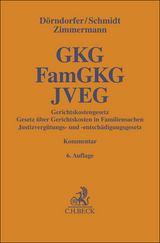 Gerichtskostengesetz, Gesetz über Gerichtskosten in Familiensachen, Justizvergütungs- und -entschädigungsgesetz - Dörndorfer, Josef; Schmidt, Sylvia; Zimmermann, Walter