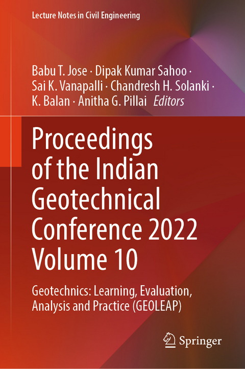 Proceedings of the Indian Geotechnical Conference 2022 Volume 10 - 