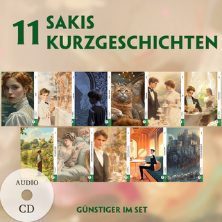 11 Sakis Kurzgeschichten (11 Bücher + Audio-CDs) - Frank-Lesemethode - Kommentierte zweisprachige Ausgabe Englisch-Deutsch