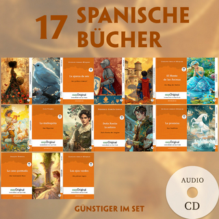 17 spanische Bücher (17 Bücher + Audio-CDs) - Frank-Lesemethode - Kommentierte zweisprachige Ausgabe Spanisch-Deutsch