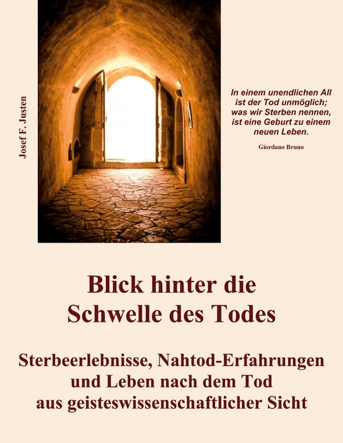 Blick hinter die Schwelle des Todes - Josef F. Justen